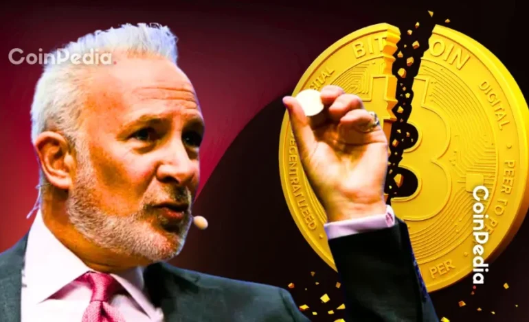 Bitcoin To Crash More Today? Peter Schiff Says Gold and Silver Will Soar