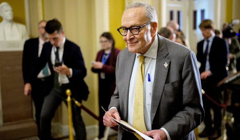 Schumer blocks 12th GOP bid to reopen government as Trump says Democrats ‘lost the negotiation’