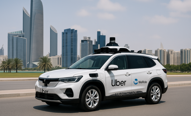 Uber taps WeRide to power its latest driverless expansion in Abu Dhabi
