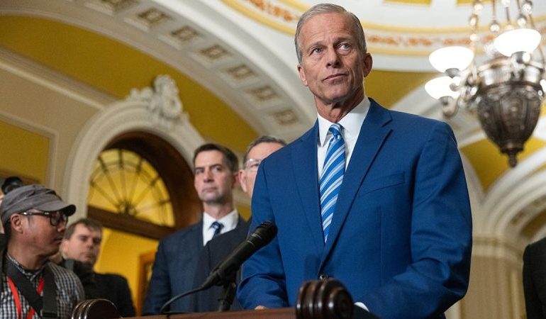 Senate in limbo as Thune eyes long-haul until shutdown ends