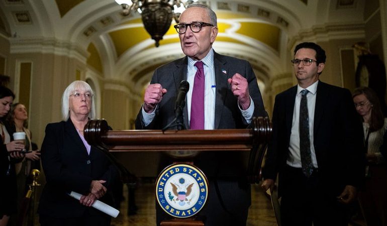 Dems block GOP bill ensuring federal worker, military paychecks continue during shutdown