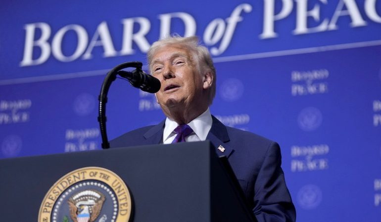 Trump jokes about Nobel Prize at inaugural Board of Peace meeting, says Norway will host Gaza aid gathering