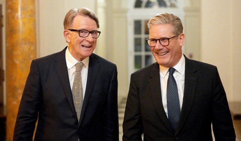  UK government to unseal former ambassador Mandelson documents tied to Jeffrey Epstein probe