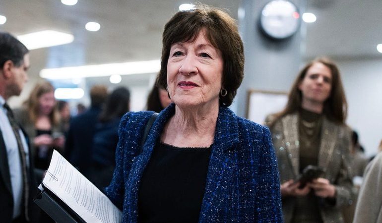 Collins boosts Republican voter ID effort, but won’t scrap filibuster