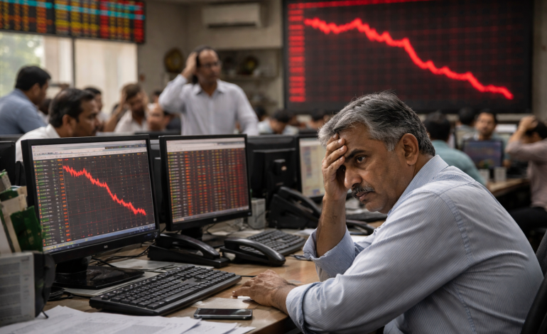 Nifty 50 Index forms risky pattern as foreign investors dump